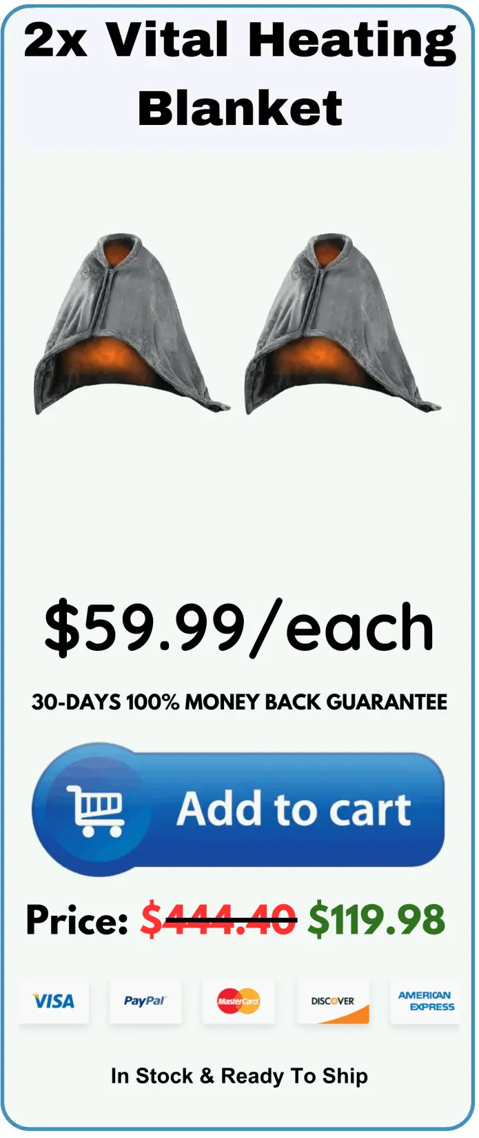 Vital Heating Blanket offer price 